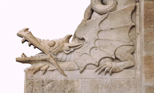 Dragon beeldhouwkunst — Stockfoto