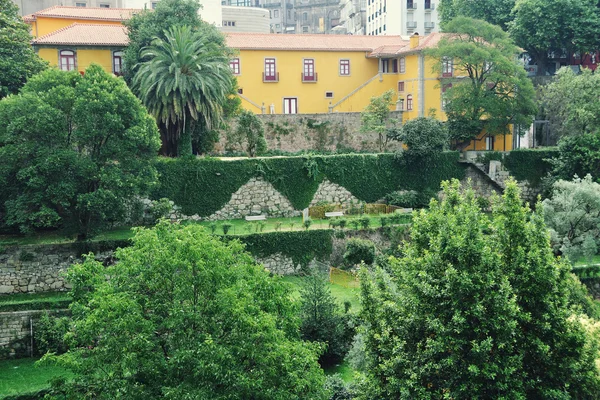 Jardín Municipal das Virtudes en Oporto — Foto de Stock