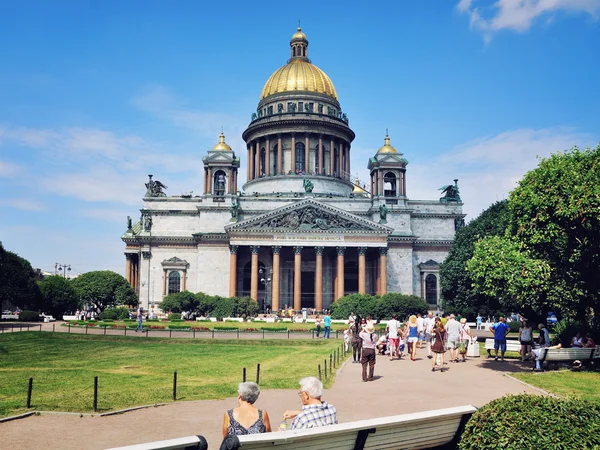 St isaac katedrála v saint Petersburgu — Stock fotografie