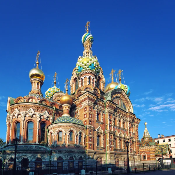 Kościół na rozlana krew Chrystusa w Sankt Petersburgu — Zdjęcie stockowe