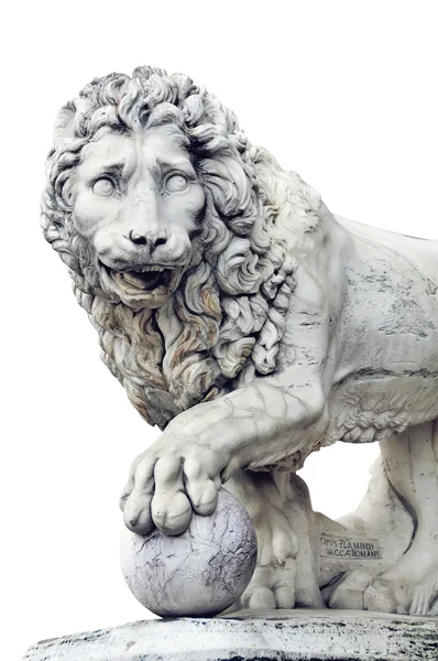 Isolated figure of Lion located in Florence — Stock Photo, Image