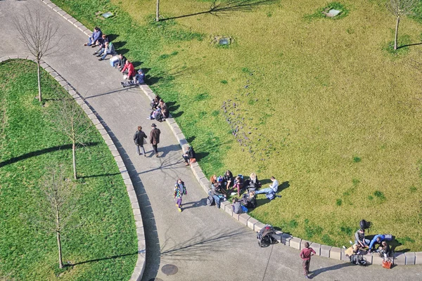 Vista aérea de Ghent — Fotografia de Stock