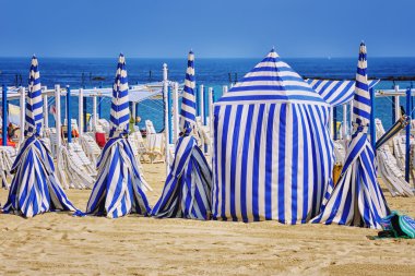 San Sebastian beach in Spain clipart