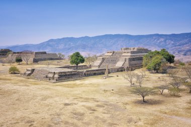 Monte alban kalıntıları, oaxaca, Meksika