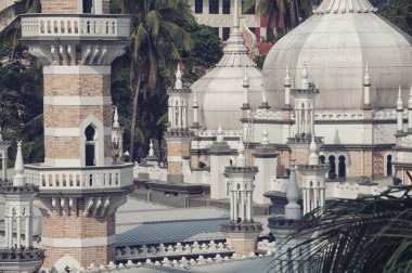 kuala Lumpur jamek Camii görünümünü kapat