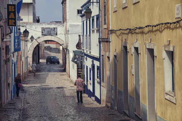 Улицы Фару в Алгарве, Португалия — стоковое фото