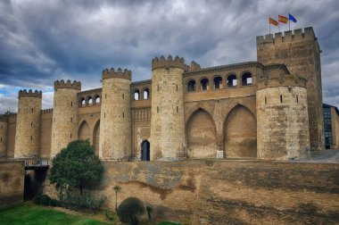 aljaferia sarayda Zaragoza, aragon Eyaleti, İspanya