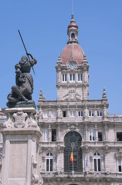 Hôtel de ville de Coruna, Galice — Photo