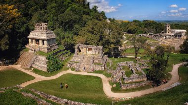 Palenque 'deki Maya harabeleri, Chiapas, Meksika