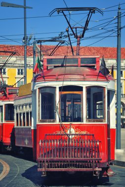 Lizbon, Portekiz 'de tramvay