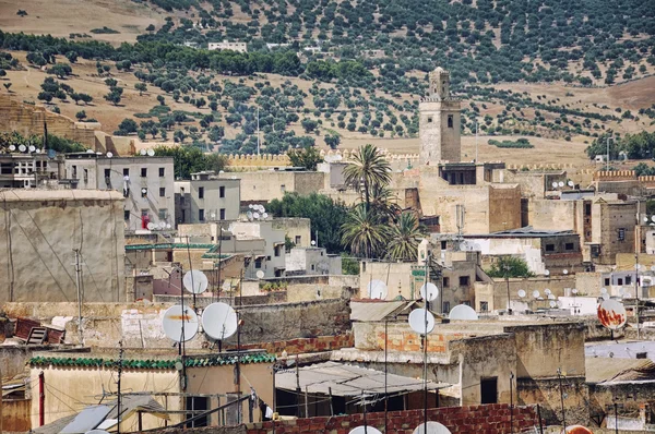 Utsikt över fez medina — Stockfoto