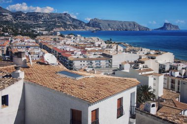 altea, İspanya havadan görünümü