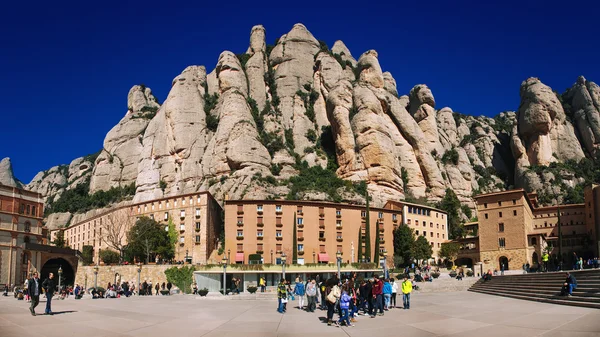 Montserrat klostret i Katalonien — Stockfoto