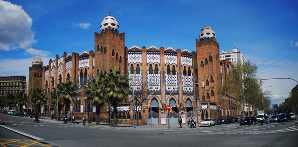 Bullfight arena i Barcelona - Stock-foto