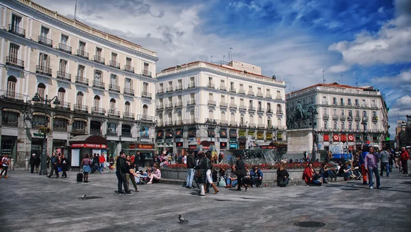 Puerta del sol, Madrid — Stockfoto