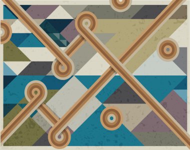 Abstract retro background