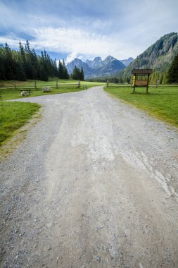 güzel tatry dağlara peyzaj