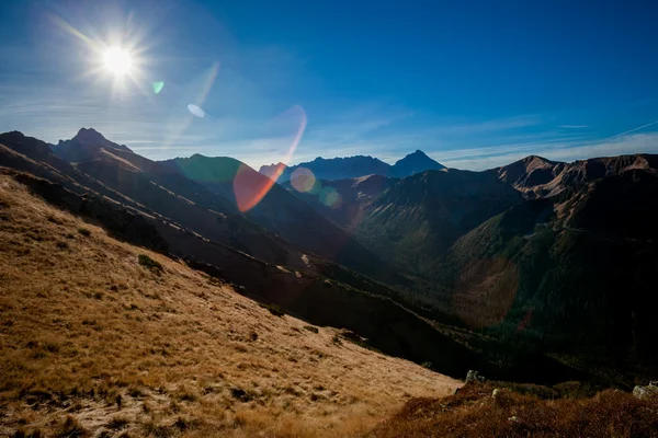 Vackra tatry bergen liggande czerwone wierchy — Stockfoto