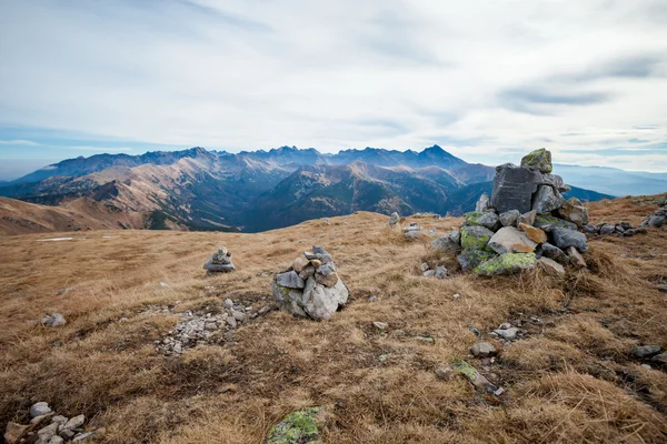 Vackra tatry bergen liggande czerwone wierchy — Stockfoto