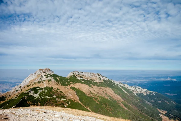 Vackra tatry bergen liggande czerwone wierchy — Stockfoto