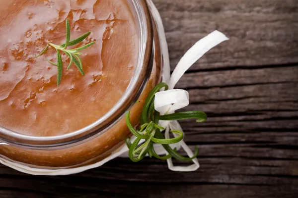 Natural diy ginger sugar and salt body scrub — Stock Photo, Image