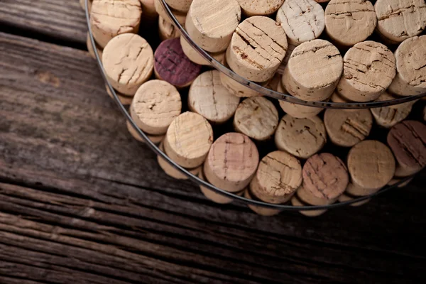 Diy homemade cork protector from hot pots — Stock Photo, Image