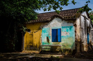 Beautiful oriental architecture of Vietnam taken in Hoi An old quarter