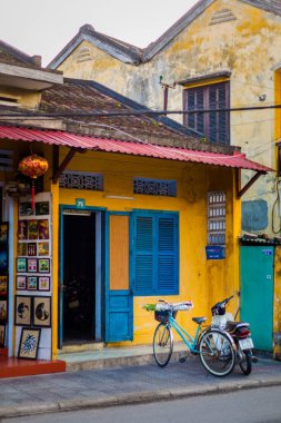 Beautiful oriental architecture of Vietnam taken in Hoi An old quarter