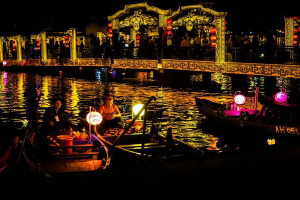 Hoi Vietnam Febrero 2020 Hermoso Hito Vietnam Ciudad Patrimonio Humanidad —  Fotos de Stock