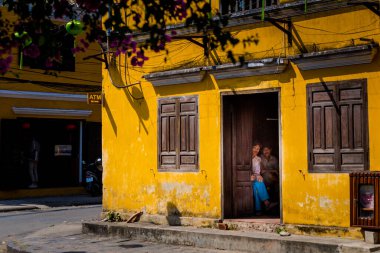 Hoi An, Vietnam - February 2020 :Beautiful landmark of Vietnam world heritage city Hoian