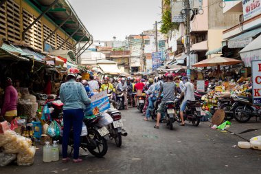 Ho Chi Minh, Vietnam - Ocak 2020 Saigon 'un güzel simgesi