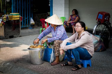 Ho Chi Minh, Vietnam - Ocak 2020 Saigon 'un güzel simgesi