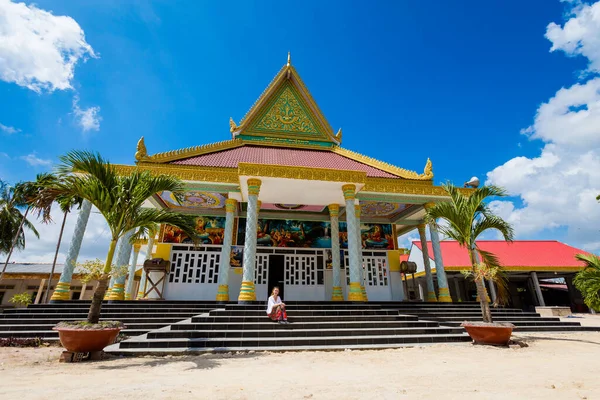 Chau Doc Vietnam January 2020 Architecture Beautiful Templean Giang Mekong — Foto Stock