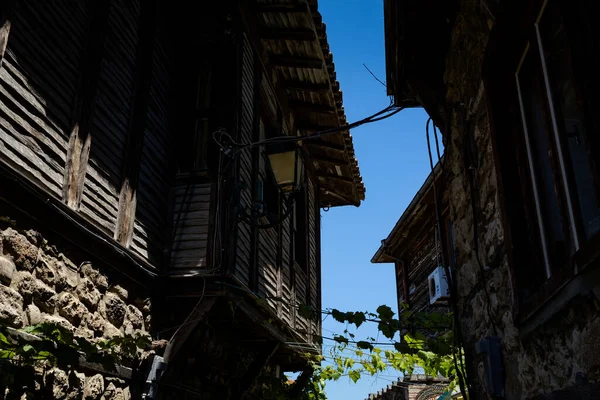 Verano Hermosa Ciudad Antigua Nesebar Bulgaria Unesco Patrimonio Humanidad Paisaje —  Fotos de Stock