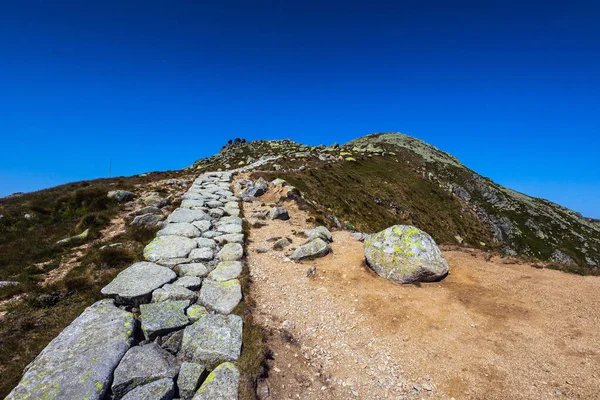 Beautiful Path Chopok Dumbier Mountain Stefanika Shelter Slovakian Low Tatra — Stockfoto