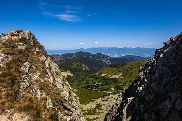 Beautiful Path Chopok Dumbier Mountain Stefanika Shelter Slovakian Low Tatra — Stock Photo, Image