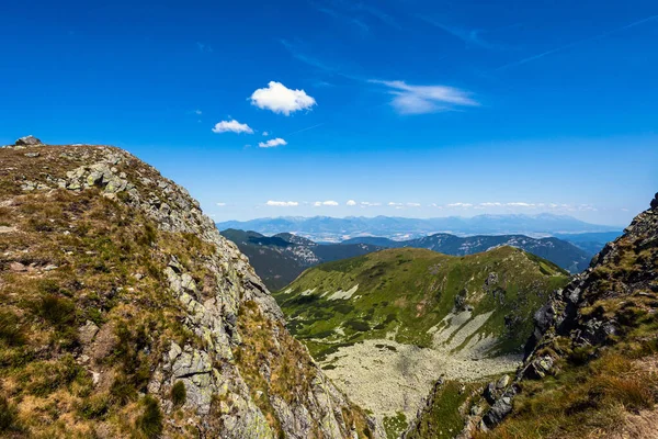 Beautiful Path Chopok Dumbier Mountain Stefanika Shelter Slovakian Low Tatra — Stock Photo, Image