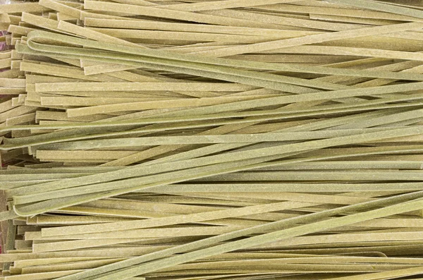 Fresh made pasta on display — Stock Photo, Image