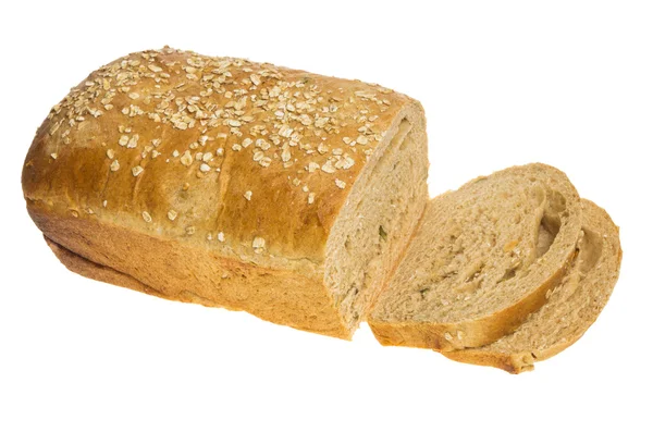 Καρβέλι ψωμί ολικής αλέσεως, ηλιέλαιο — Φωτογραφία Αρχείου