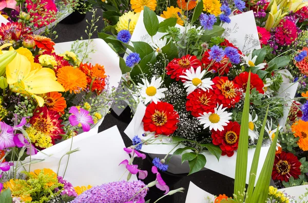 Wyświetlanie bukiety kwiatów — Zdjęcie stockowe