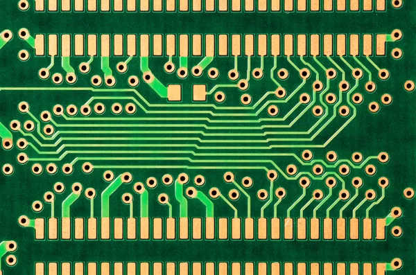 Detail of a printed circuit board — Stock Photo, Image