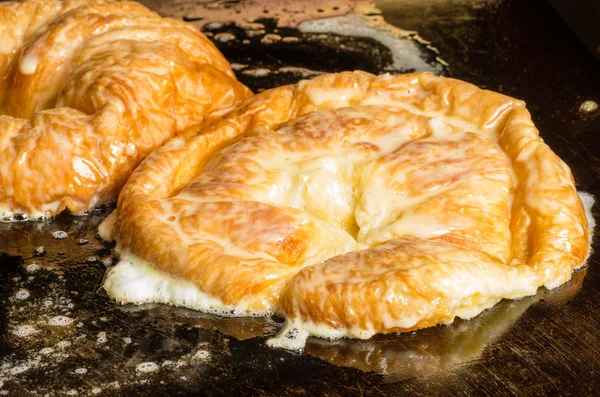 Croissant yang dipanggang dengan mentega — Stok Foto