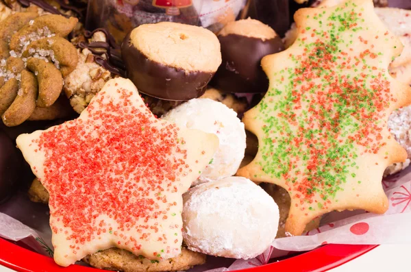 Bandeja de galletas festivas —  Fotos de Stock