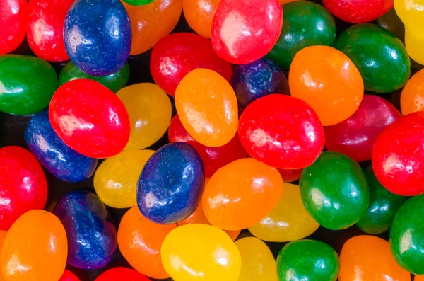 Jelly bean candies ready to eat — Stock Photo, Image