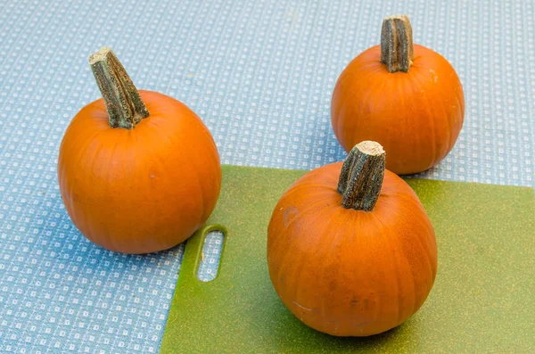 Pumpkins in the kitchen ready to cook — Stock Photo, Image