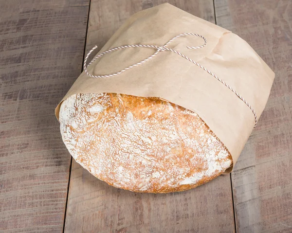 Loaf of fresh baked bread — Stock Photo, Image