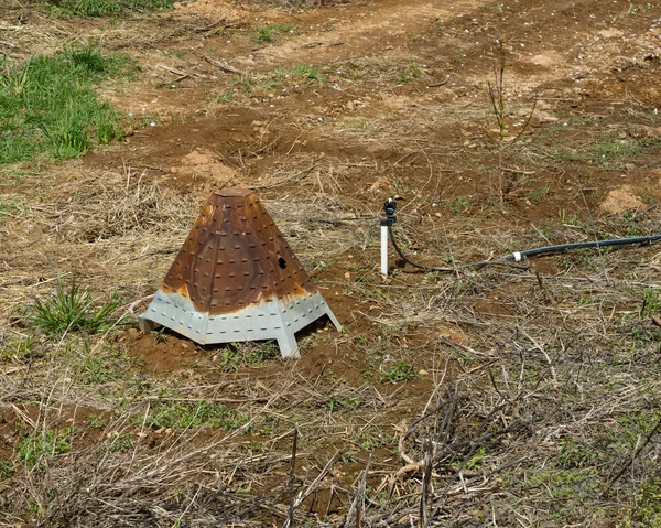 Calentador de metal para protección contra heladas — Foto de Stock