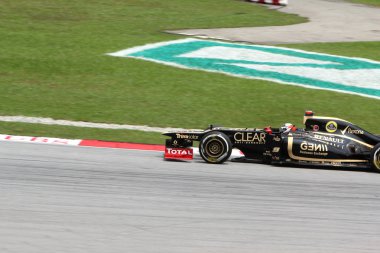 Sepang, Malezya - 24 Mart: lotus-renault takımı sürücüsü kimi rai
