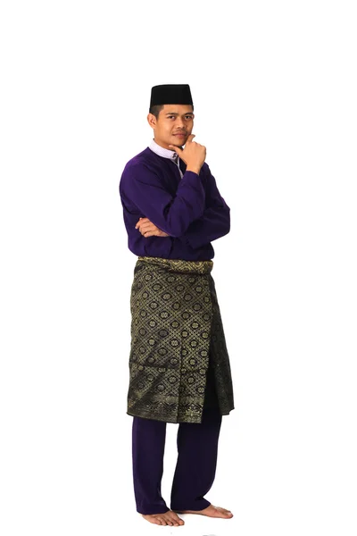 Full body portrait of young muslim — Stock Photo, Image