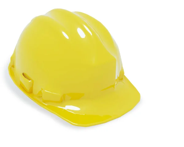 Bezpieczeństwo kask - żółty kolor — Zdjęcie stockowe